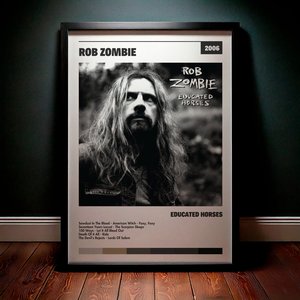Cuadro Rob Zombie - Educated Horses
