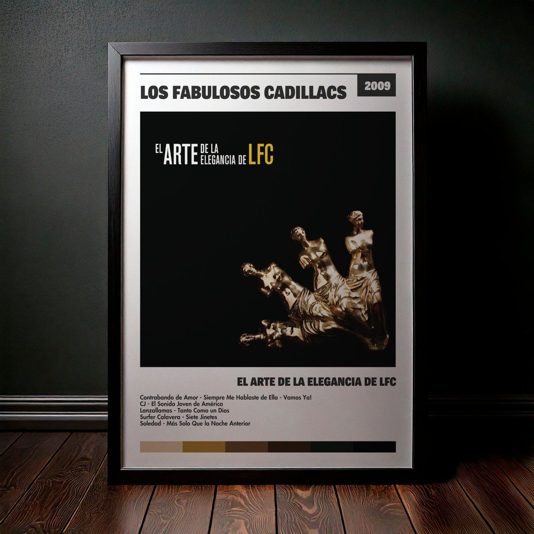 Cuadro Los Fabulosos Cadillacs - El Arte de la Elegancia de LFC