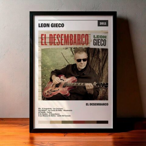 Cuadro León Gieco - El Desembarco