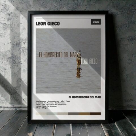 Cuadro León Gieco - El Hombrecito Del Mar
