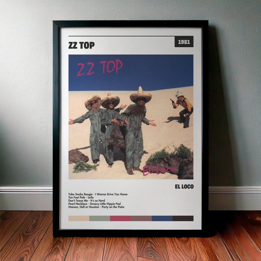 Cuadro ZZ Top - El Loco