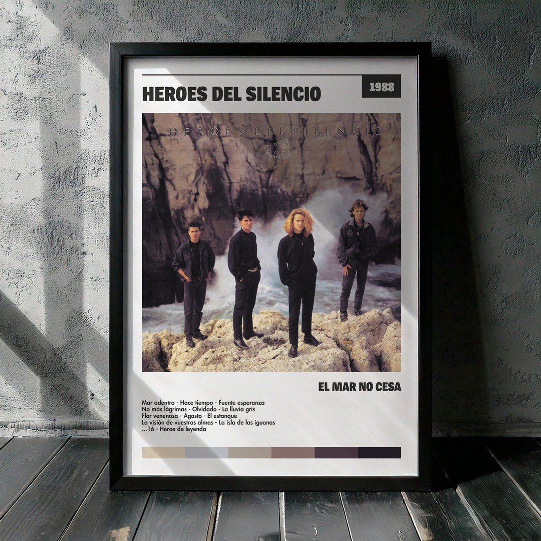 Cuadro Heroes Del Silencio - El Mar No Cesa
