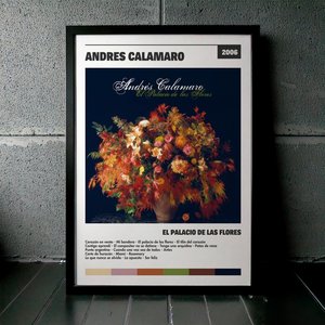 Cuadro Andrés Calamaro - El palacio de las flores