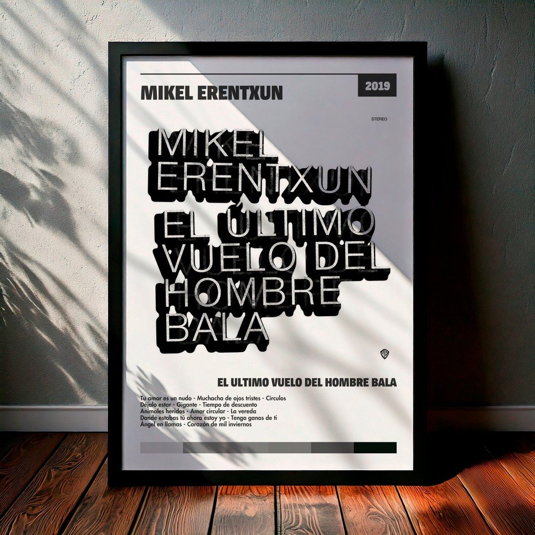 Cuadro Mikel Erentxun - El último vuelo del hombre bala