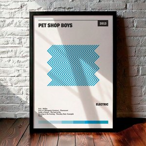 Cuadro Pet Shop Boys - Electric