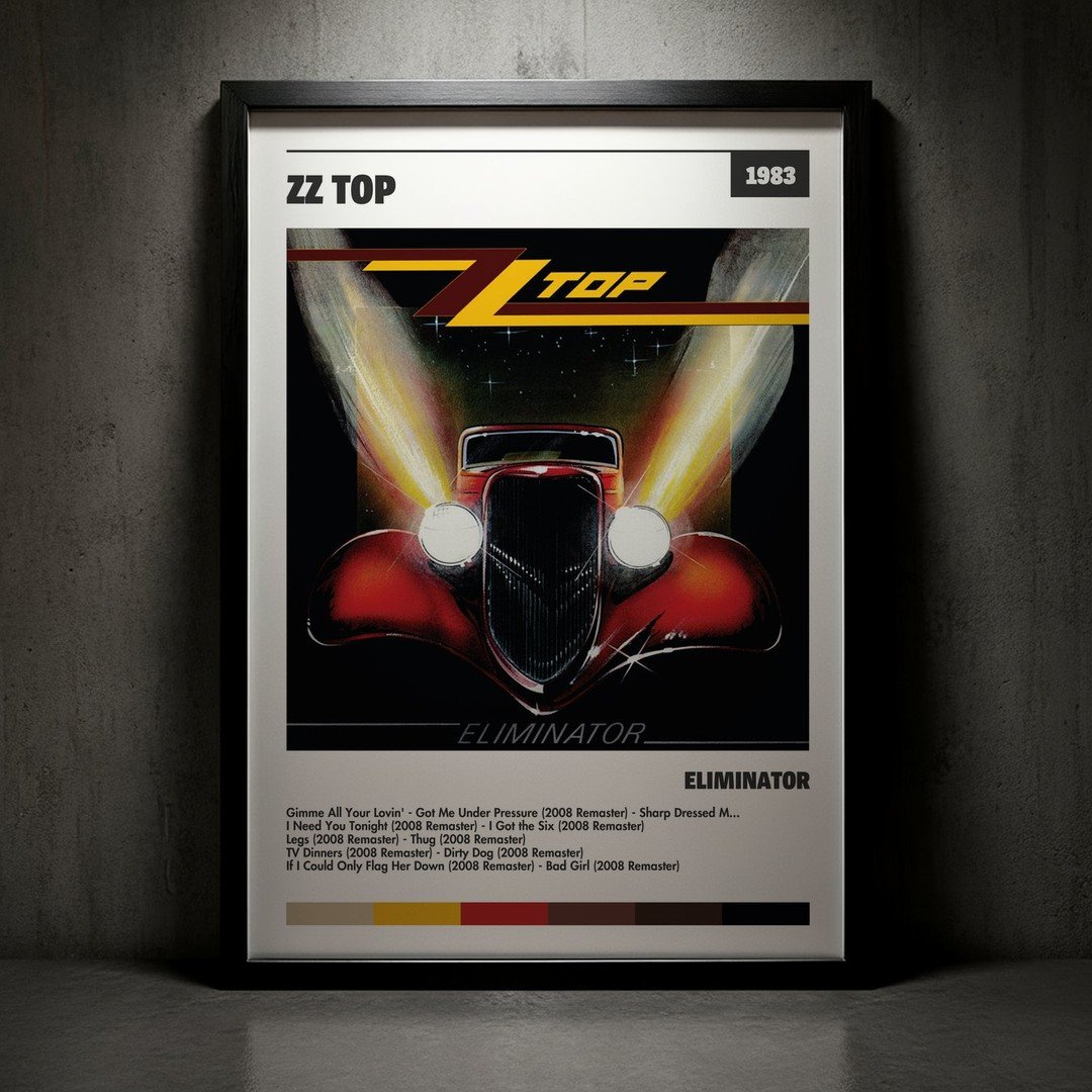Cuadro ZZ Top - Eliminator