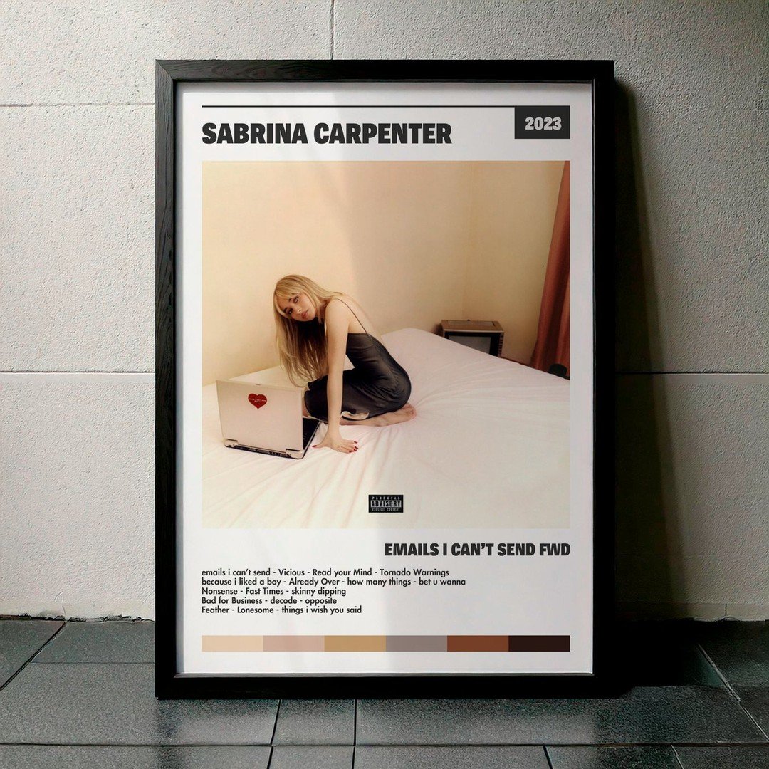 Cuadro Sabrina Carpenter - emails i can’t send fwd