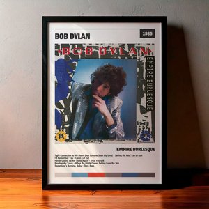 Cuadro Bob Dylan - Empire Burlesque