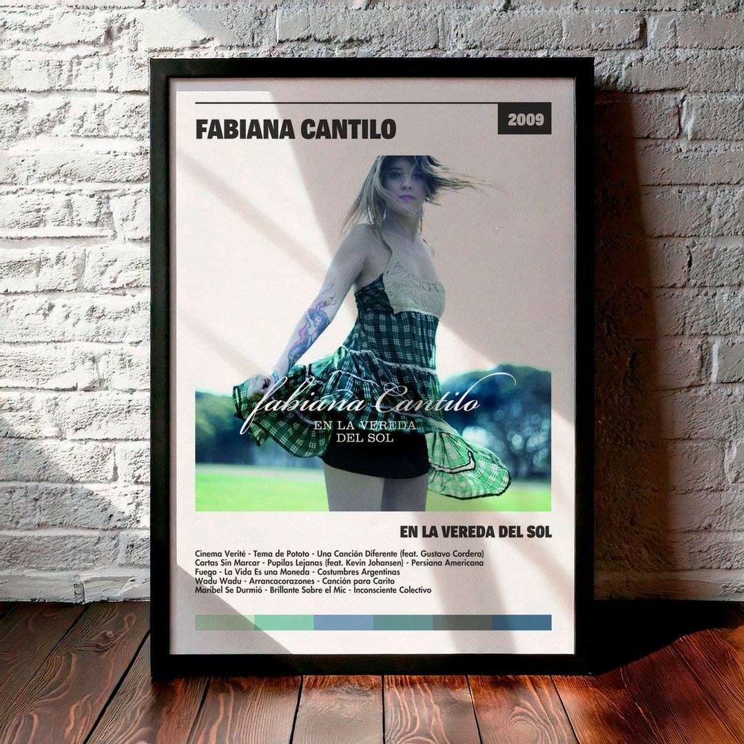 Cuadro Fabiana Cantilo - En La Vereda del Sol