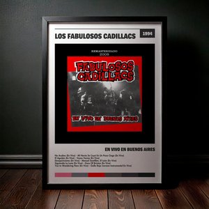 Cuadro Los Fabulosos Cadillacs - En Vivo En Buenos Aires