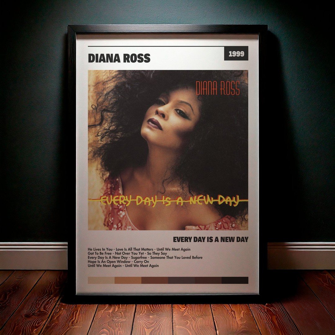 Cuadro Diana Ross - Every Day Is A New Day