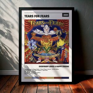 Cuadro Tears For Fears - Everybody Loves a Happy Ending
