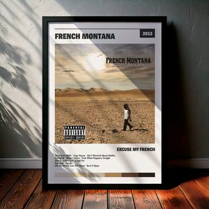 Cuadro French Montana - Excuse My French
