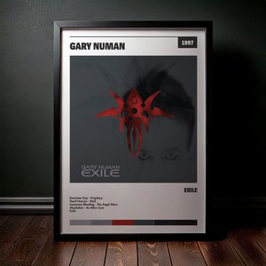 Cuadro Gary Numan - Exile