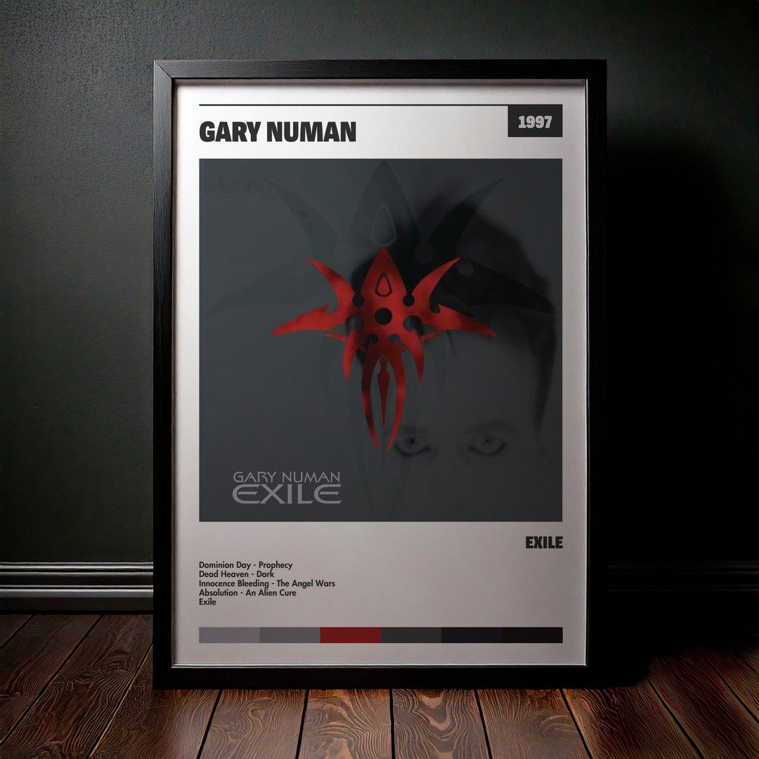 Cuadro Gary Numan - Exile