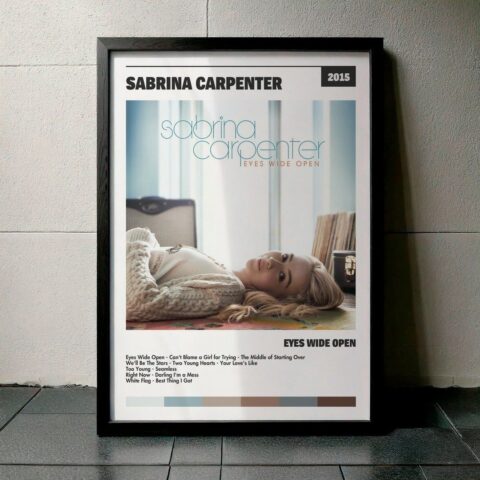 Cuadro Sabrina Carpenter - Eyes Wide Open