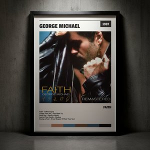 Cuadro George Michael - Faith