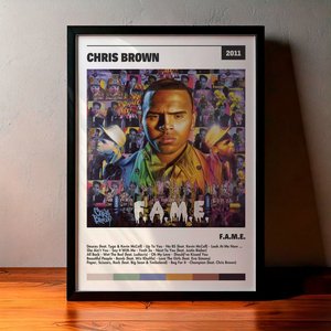 Cuadro Chris Brown - F.A.M.E.