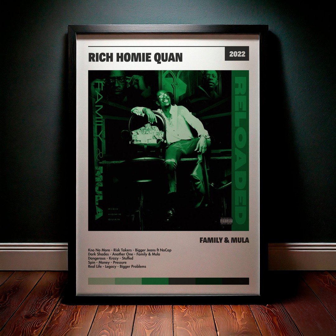 Cuadro Rich Homie Quan - Family & Mula