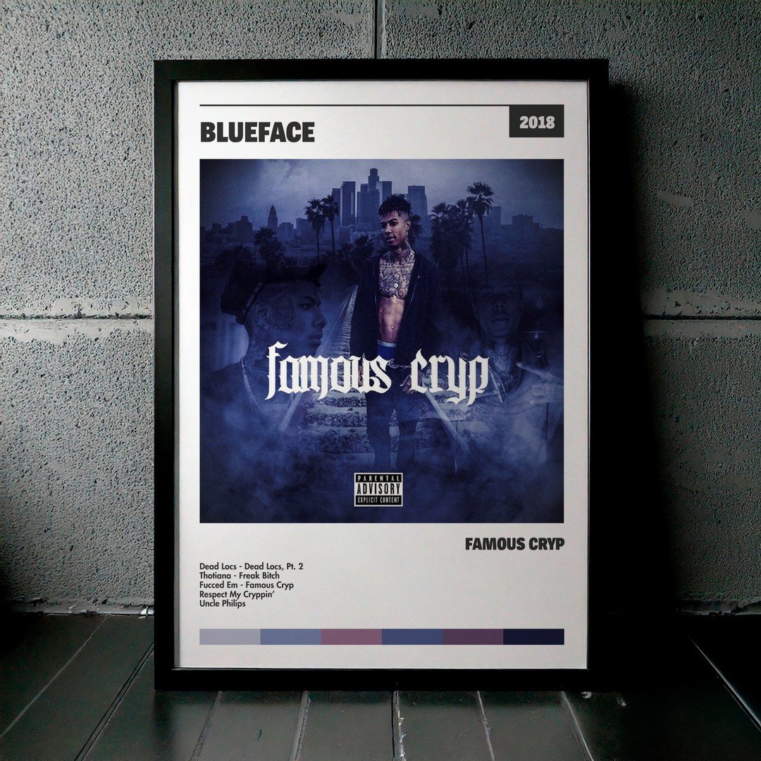 Cuadro Blueface - Famous Cryp