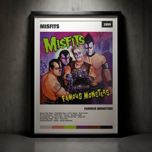 Cuadro Misfits - Famous Monsters