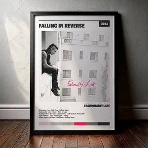 Cuadro Falling In Reverse - Fashionably Late