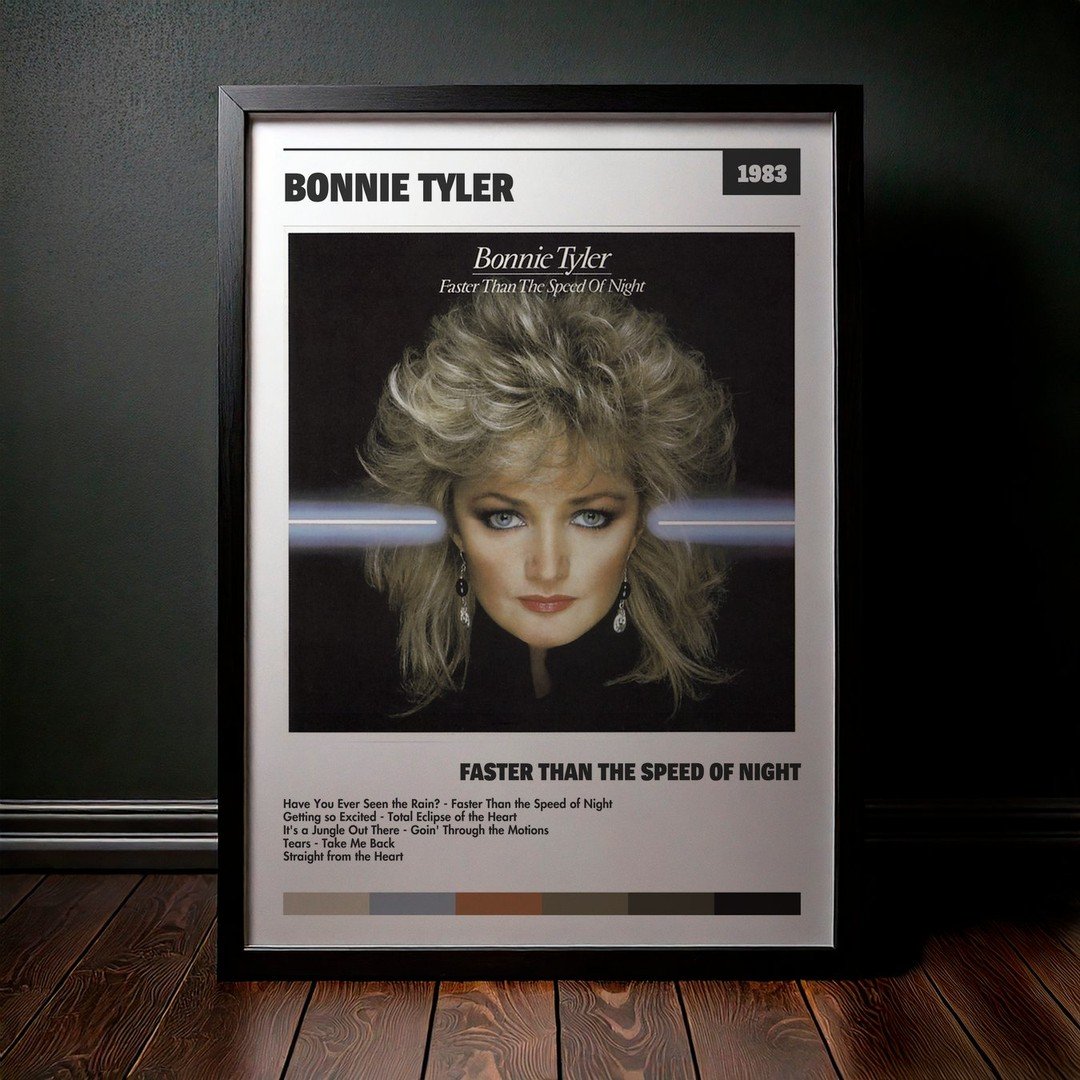 Cuadro Bonnie Tyler - Faster Than the Speed of Night