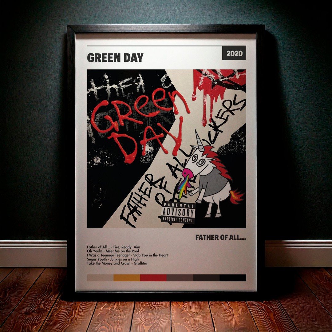 Cuadro Green Day - Father of All...