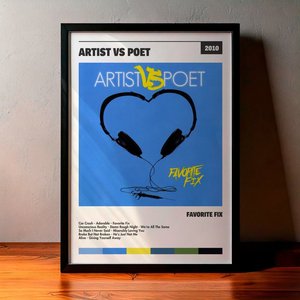 Cuadro Artist Vs Poet - Favorite Fix