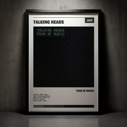 Cuadro Talking Heads - Fear of Music