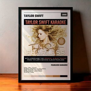 Cuadro Taylor Swift - Fearless Karaoke