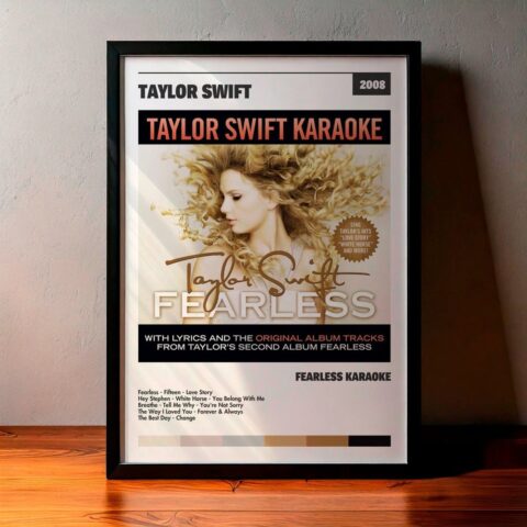 Cuadro Taylor Swift - Fearless Karaoke