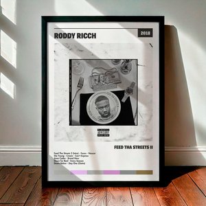 Cuadro Roddy Ricch - Feed Tha Streets II