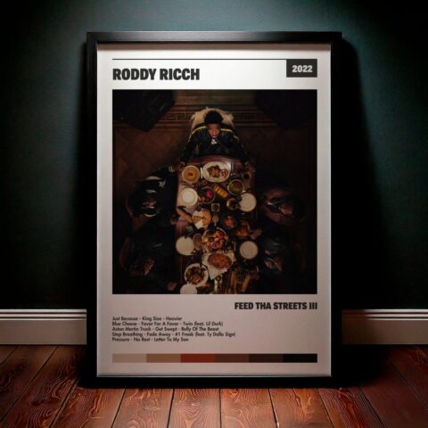 Cuadro Roddy Ricch - Feed Tha Streets III