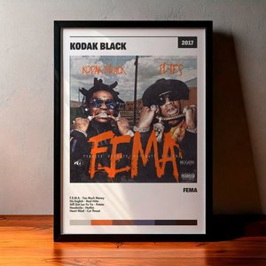 Cuadro Kodak Black - FEMA