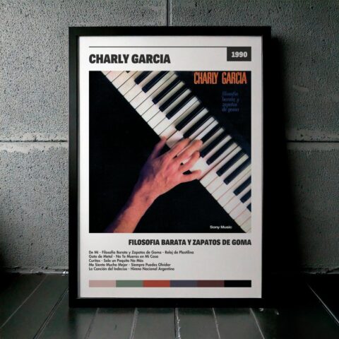 Cuadro Charly García - Filosofía Barata y Zapatos de Goma