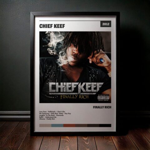 Cuadro Chief Keef - Finally Rich