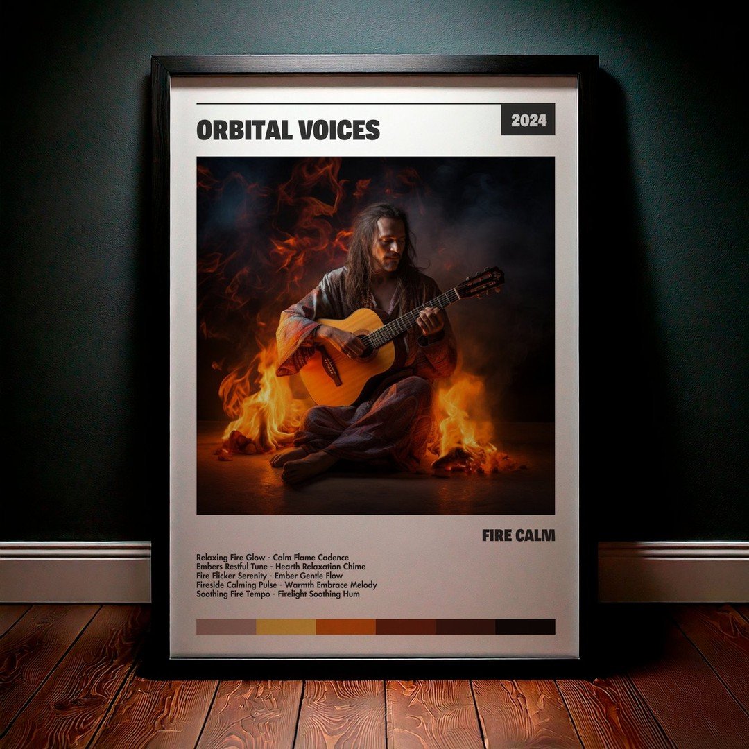 Cuadro orbital voices - Fire Calm