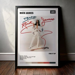 Cuadro Rick James - Fire It Up