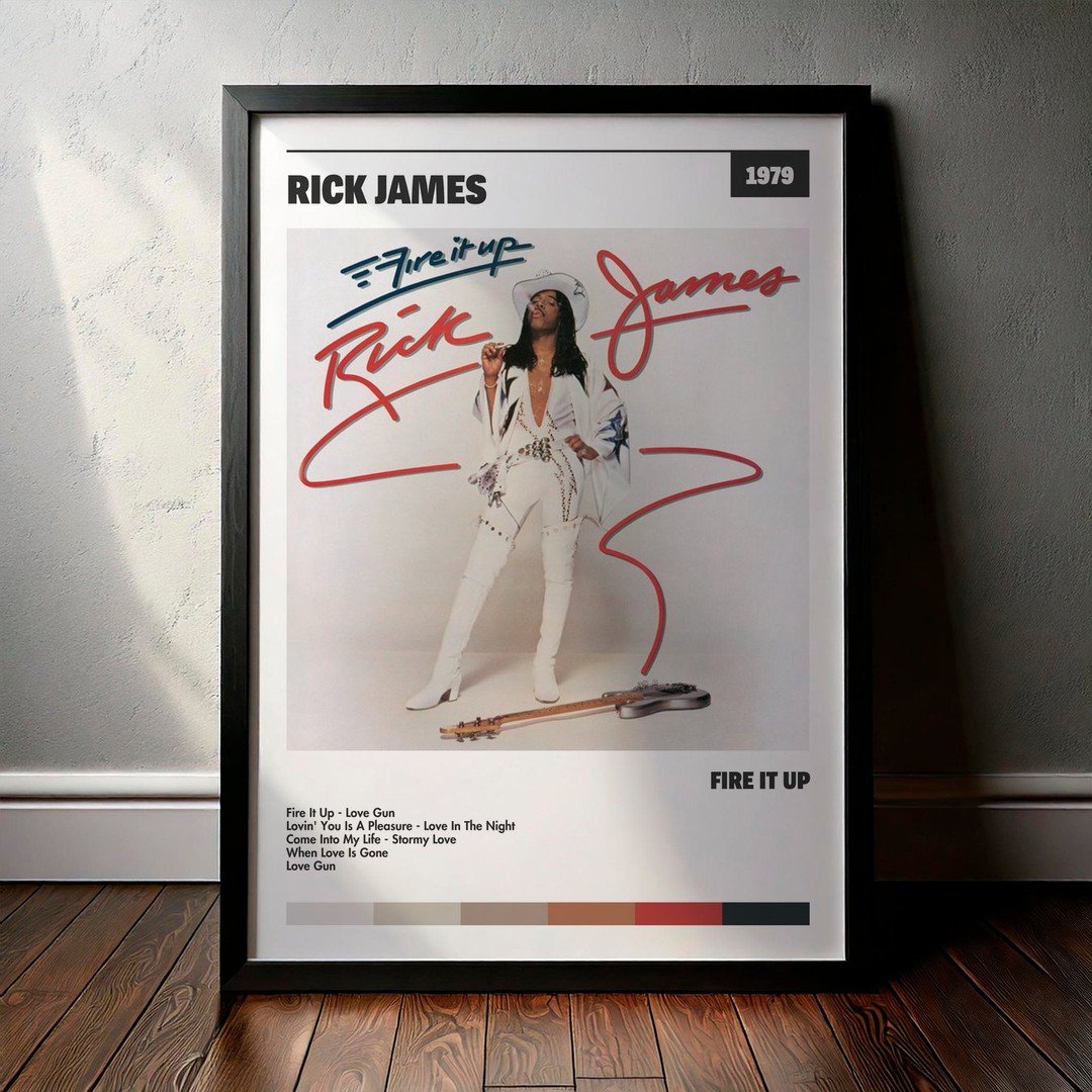 Cuadro Rick James - Fire It Up