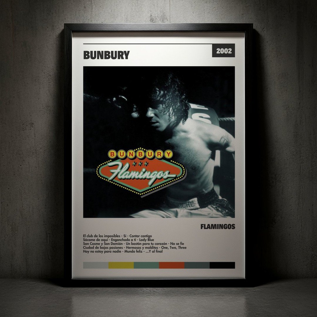 Cuadro Bunbury - Flamingos