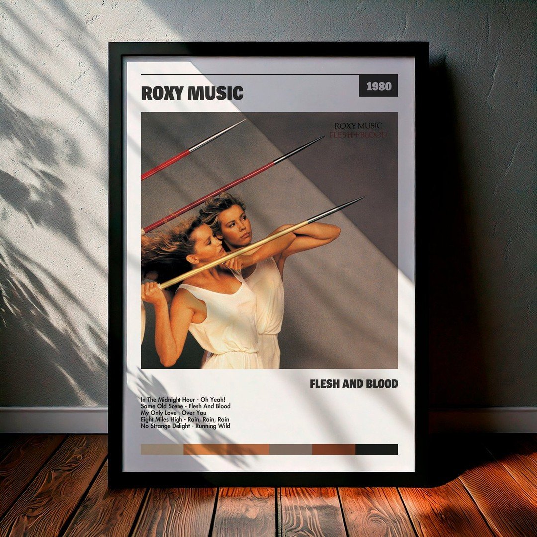 Cuadro Roxy Music - Flesh And Blood