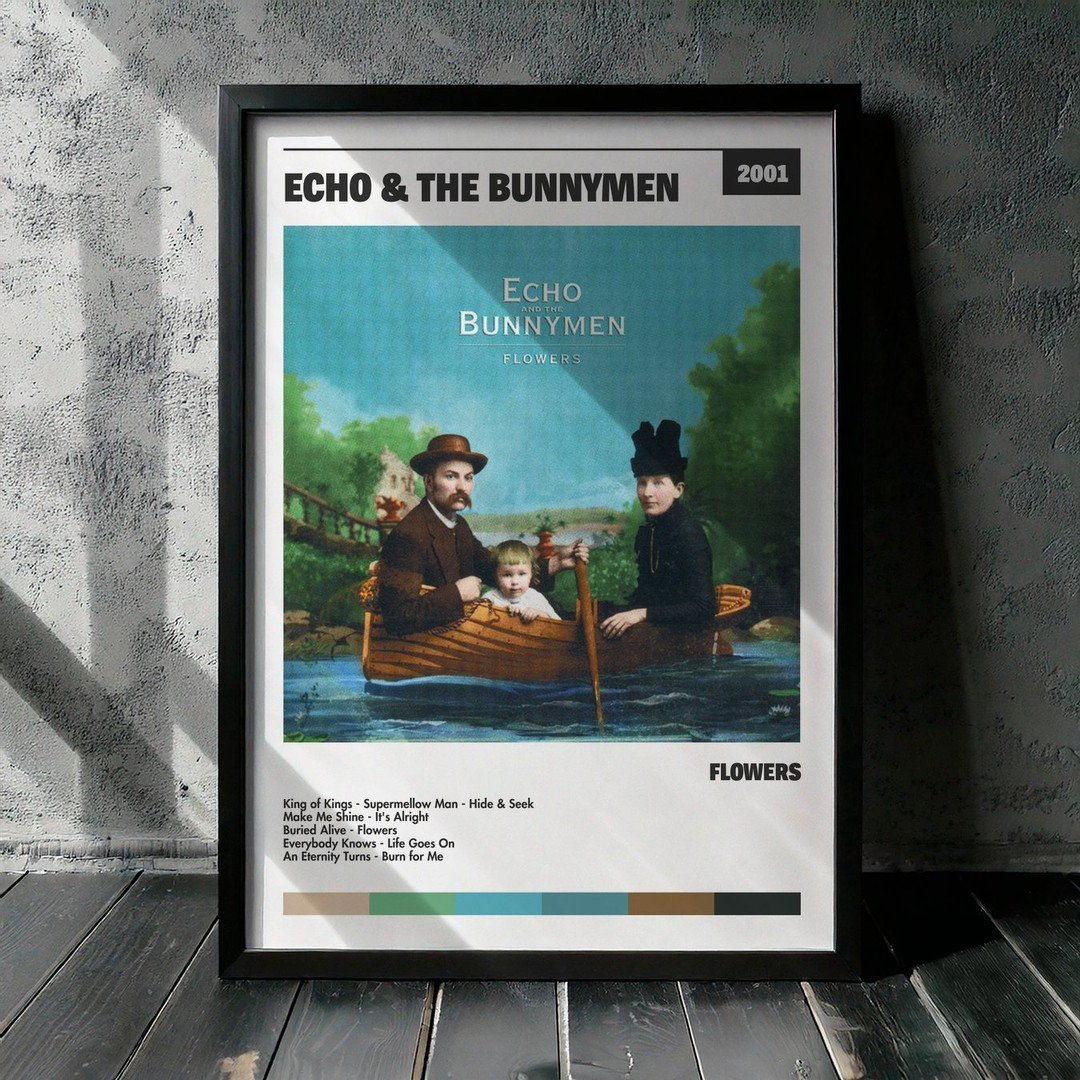 Cuadro Echo & the Bunnymen - Flowers