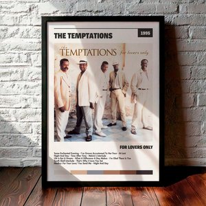 Cuadro The Temptations - For Lovers Only