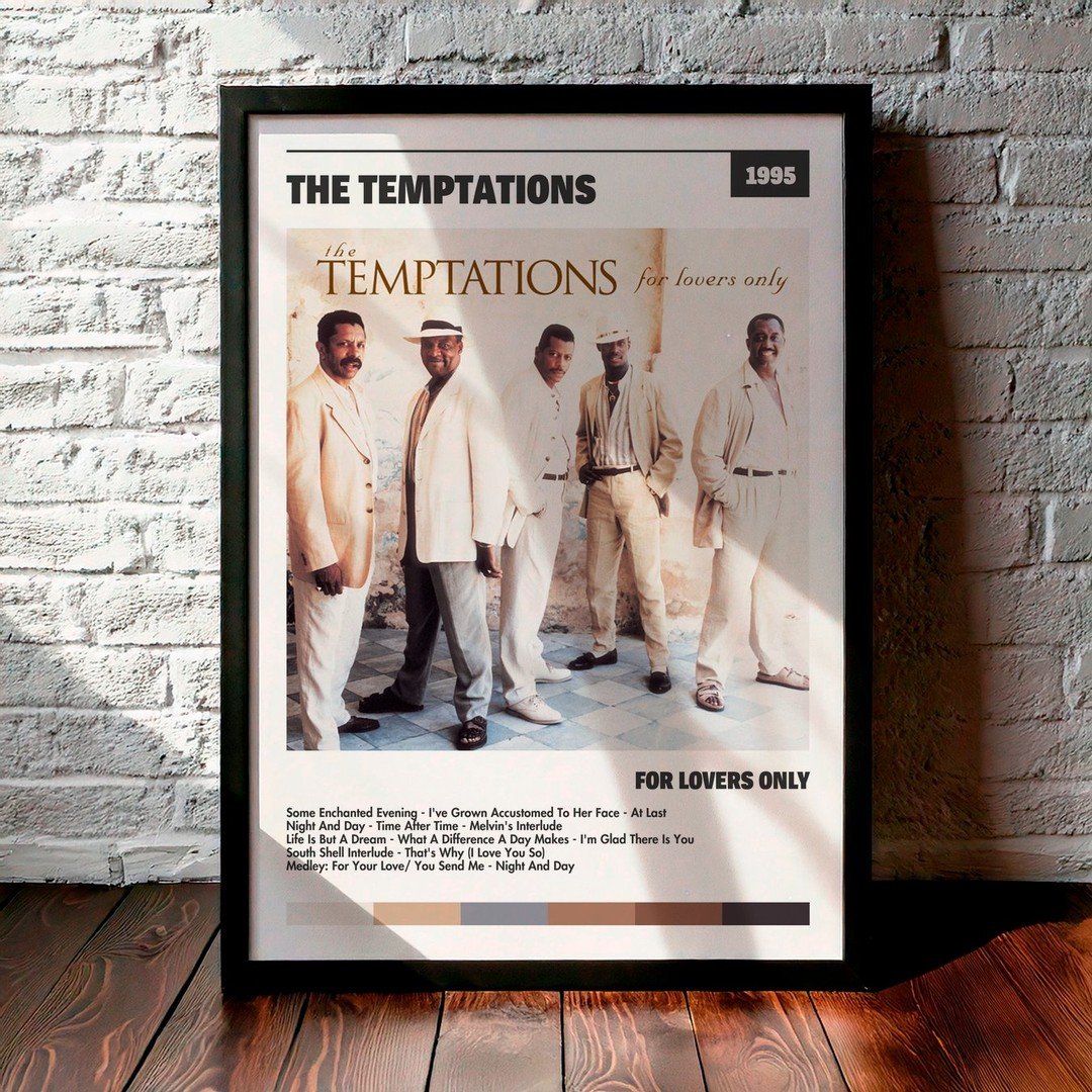 Cuadro The Temptations - For Lovers Only