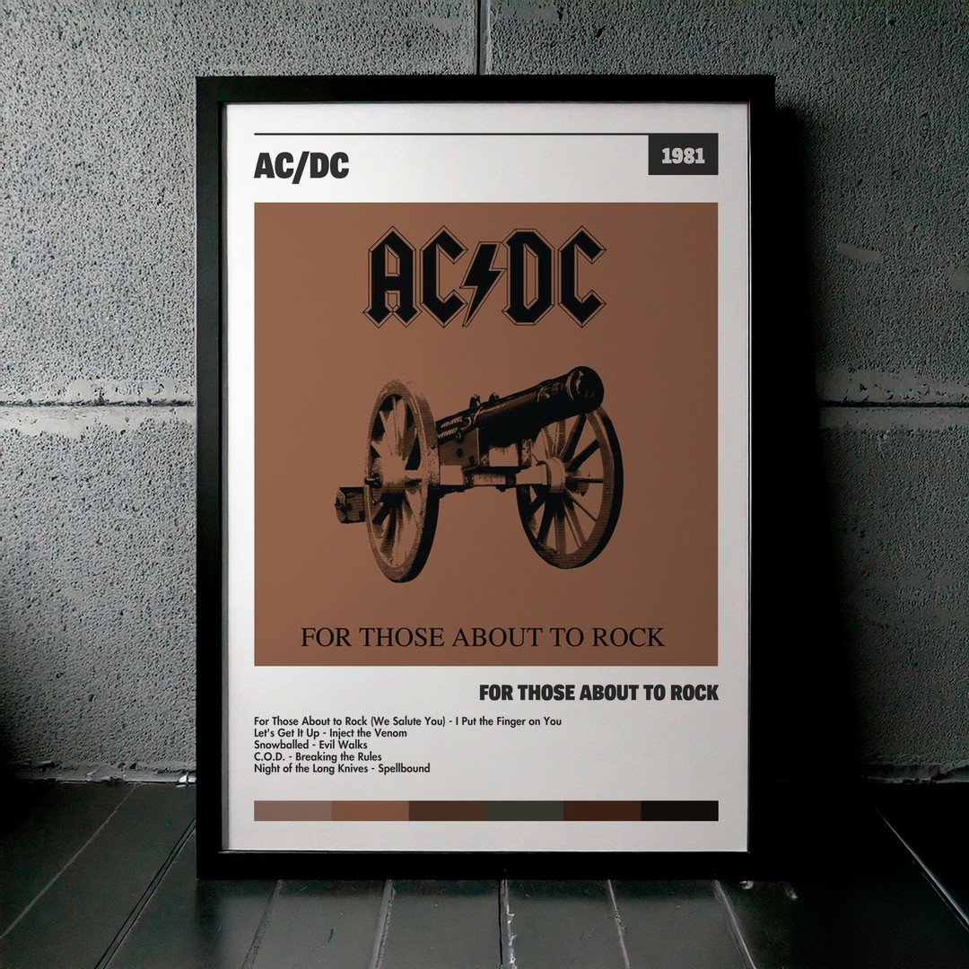 Cuadro AC/DC - For Those About to Rock