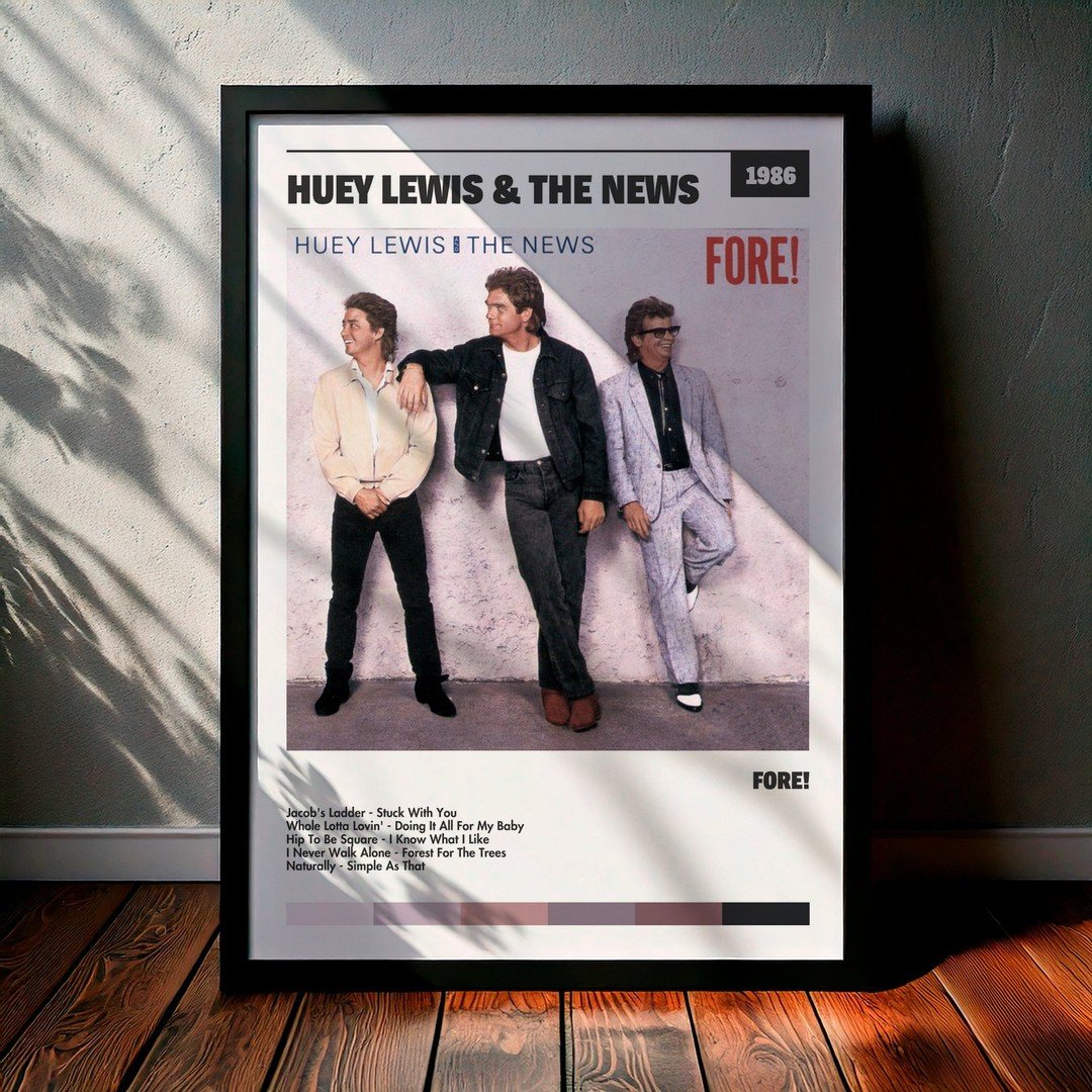 Cuadro Huey Lewis & The News - Fore!