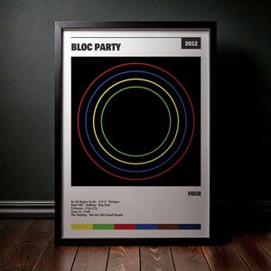 Cuadro Bloc Party - Four