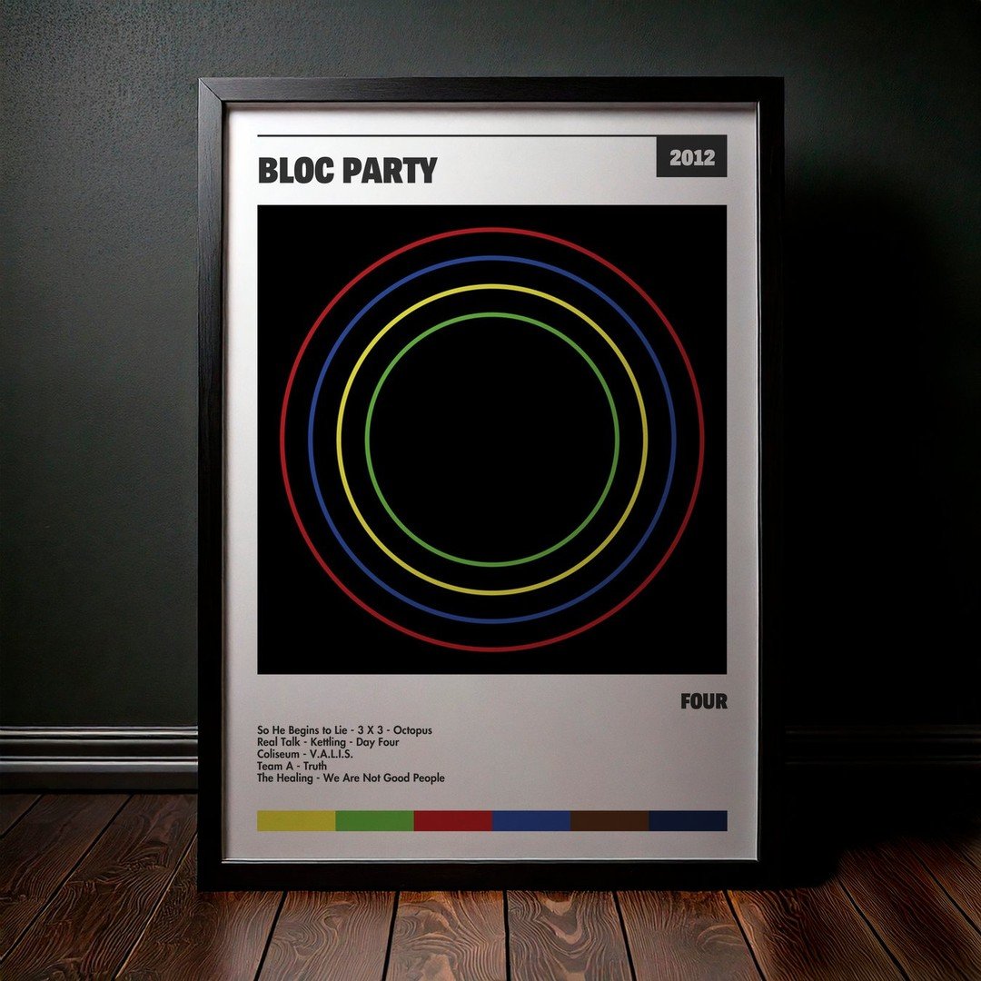 Cuadro Bloc Party - Four