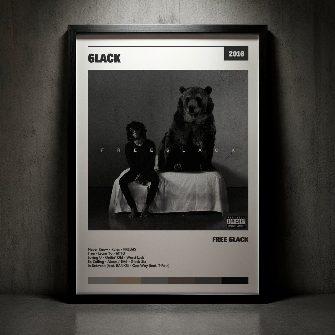 Cuadro 6LACK - FREE 6LACK